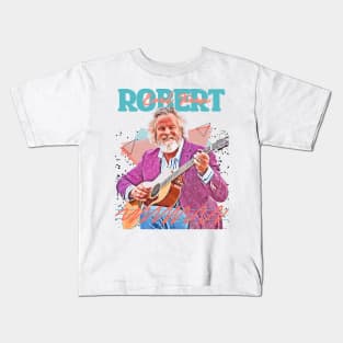 Robert Earl Keen Fan Art Retro Design // Vintage Kids T-Shirt